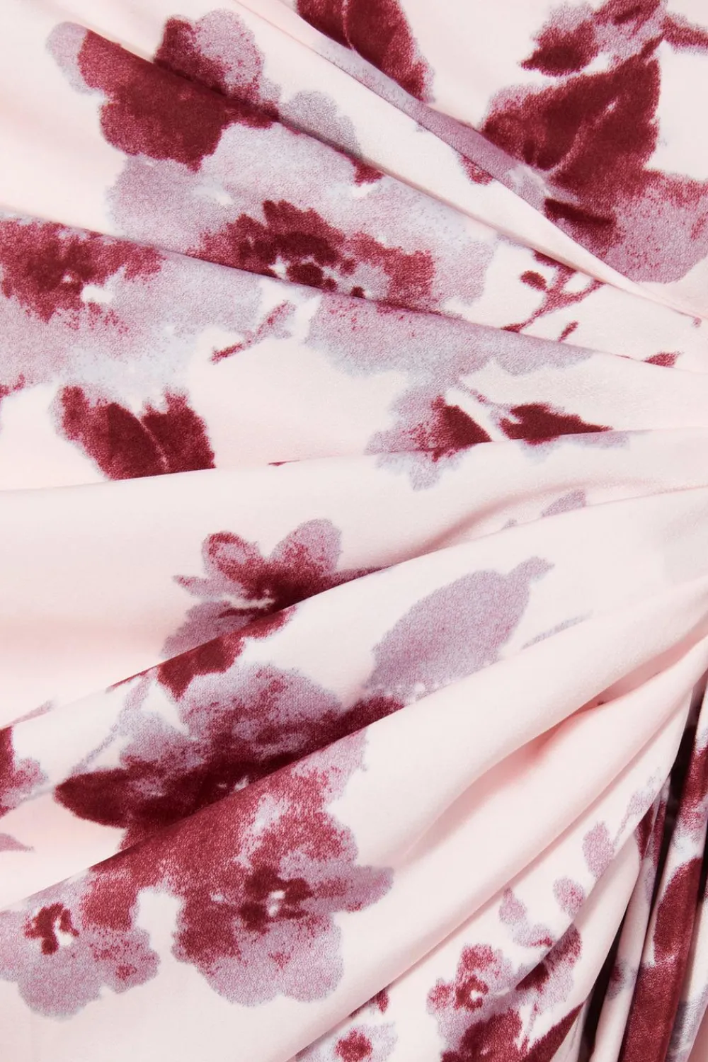 Quiz Day At The Races|Summer Clothes>Baby Pink Satin Floral Midi Dress