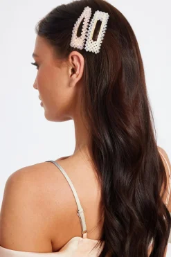 Quiz Wedding Accessories|Holiday Accessories>Beaded Hair Clip Set