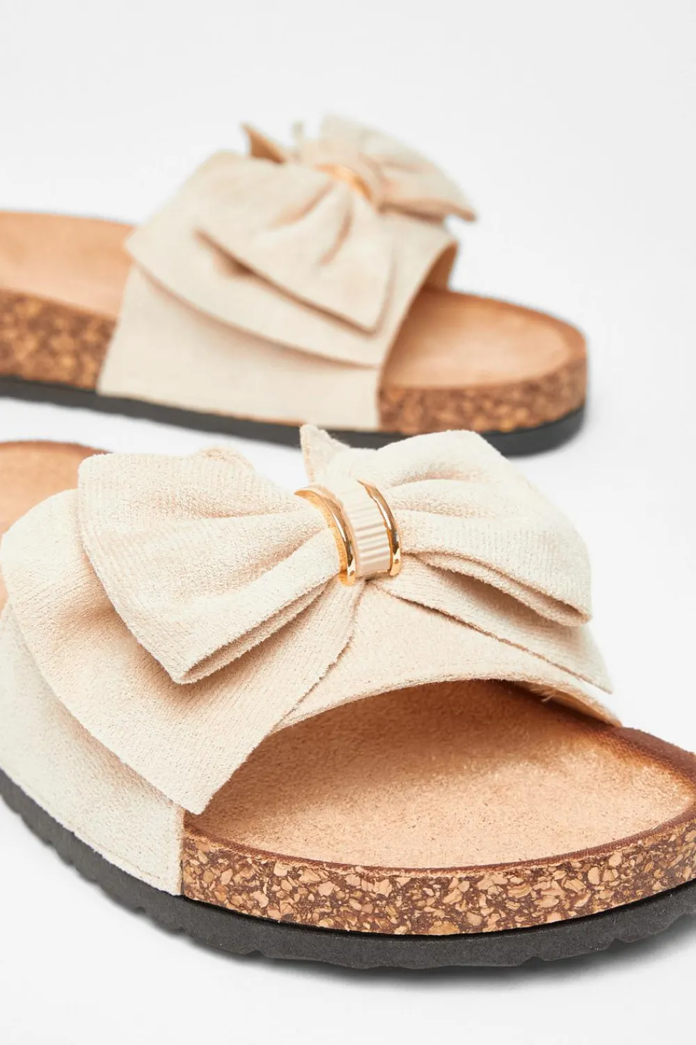 Quiz Sandals|Holiday Shoes>Bow Flat Sandals