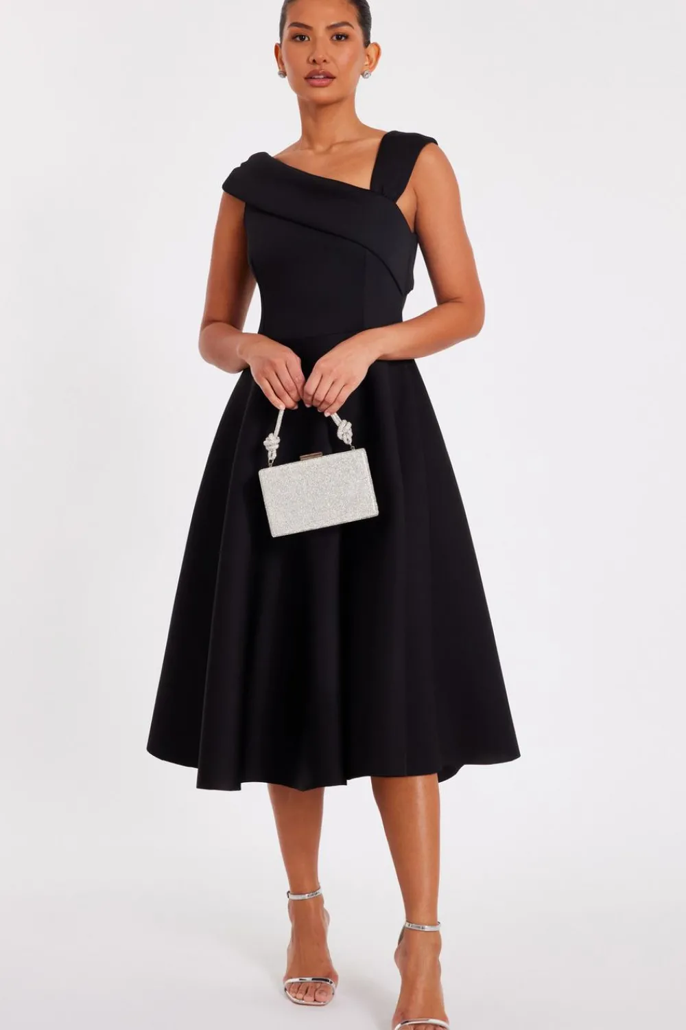 Quiz Day At The Races|Dresses>Asymmetric Midi Dress