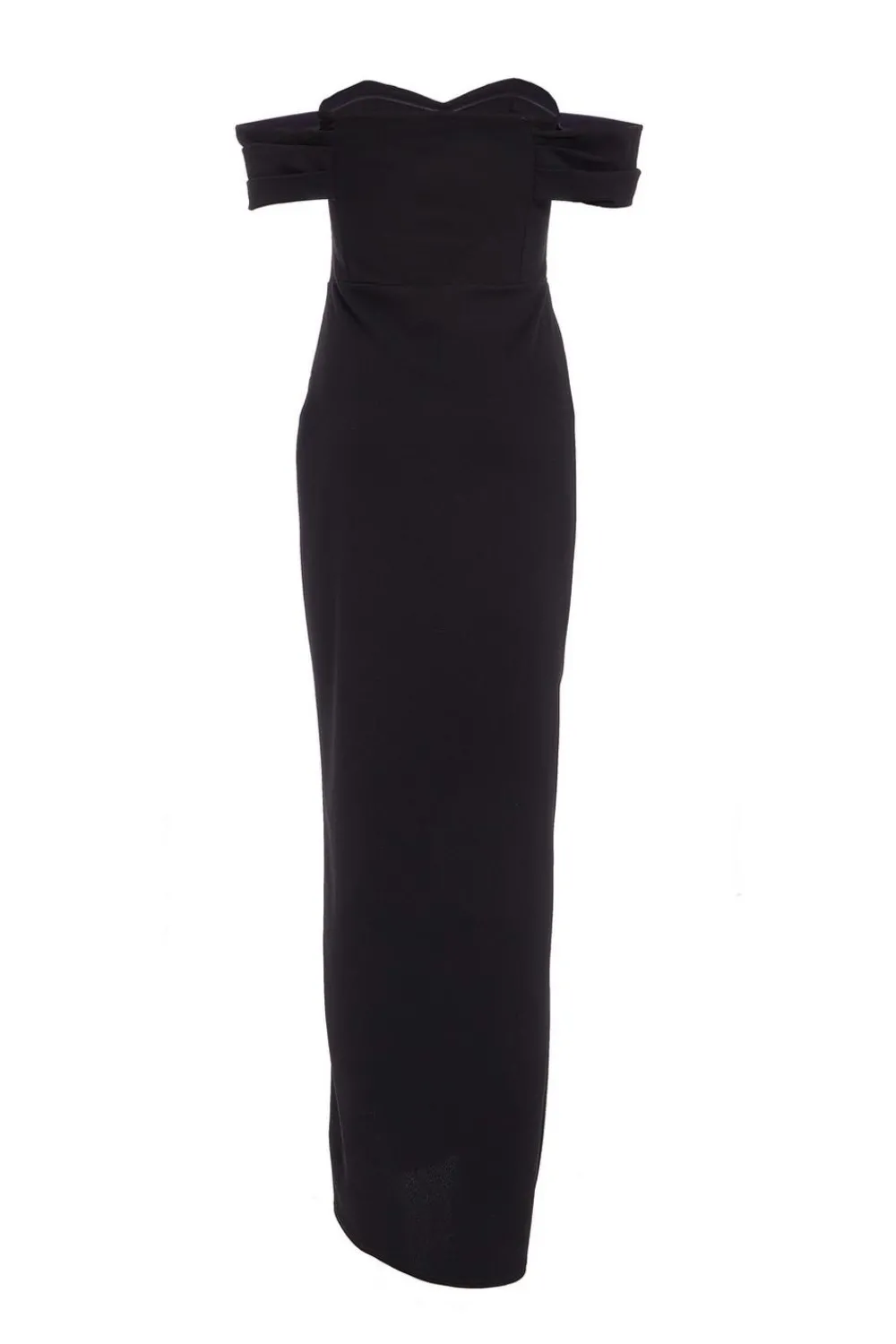 Quiz Prom Dresses|Wrap Dresses>Black Bardot Wrap Maxi Dress