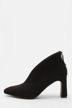 Quiz Boots>Black Block Heel Shoes Boots