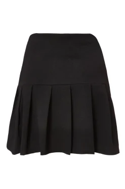 Quiz Workwear|Skirts>Black Bow detail Skater Skirt