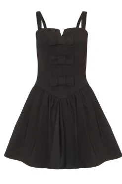 Quiz Going Out|Mini Dresses>Bow Front Mini Dress
