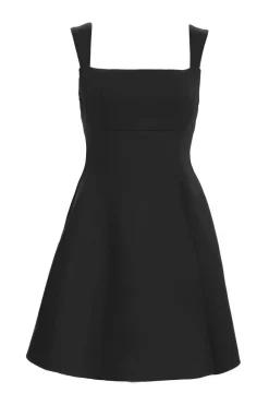 Quiz Mini Dresses|Going Out Dresses>Black Bow Skater Dress