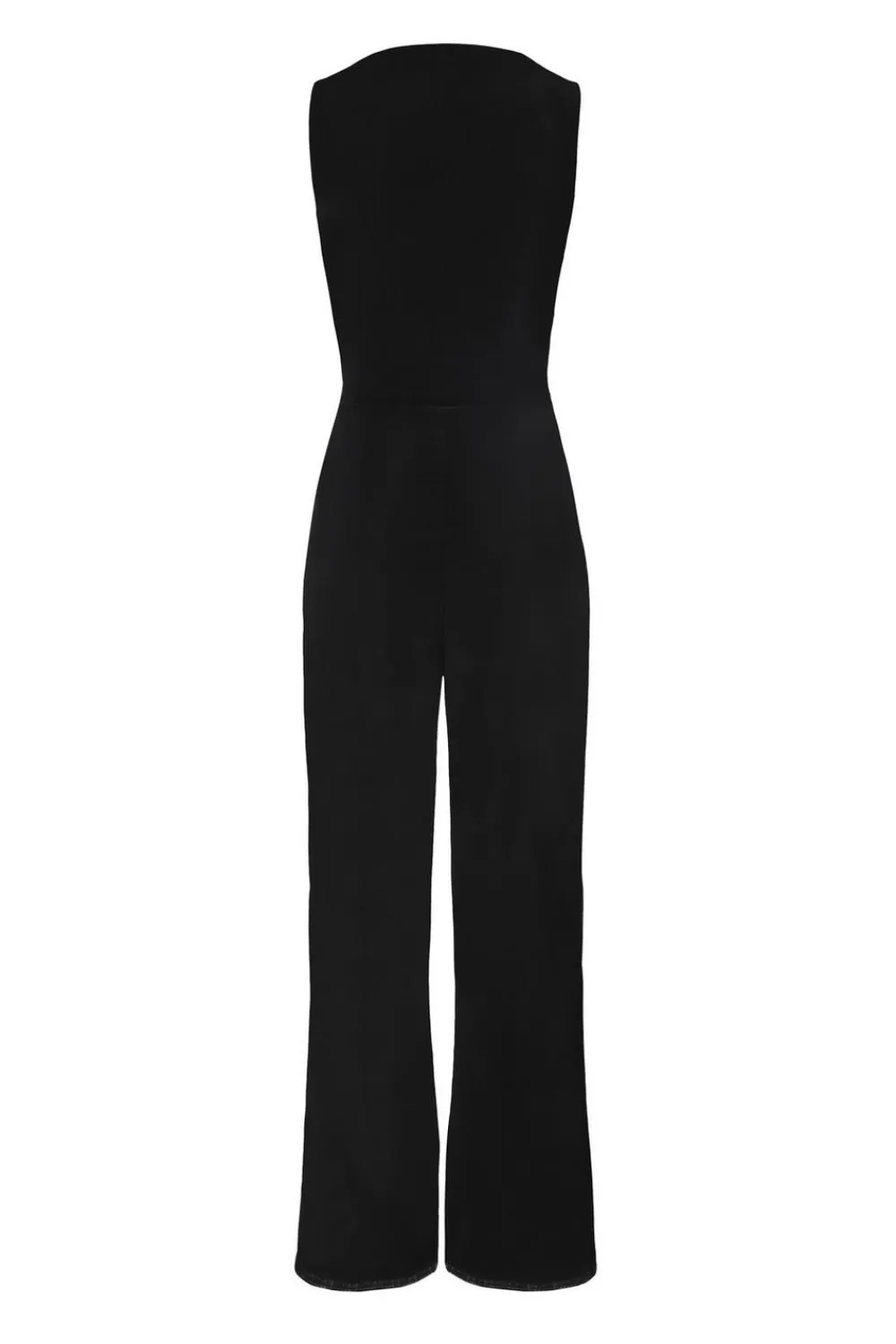 Quiz Going Out Jumpsuits|Evening Jumpsuits>Black Buckle Detail Jumpsuit