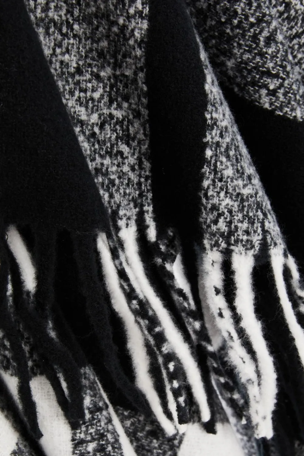 Quiz Capes & Ponchos|Casual Clothing>Check Print Tassel Cape