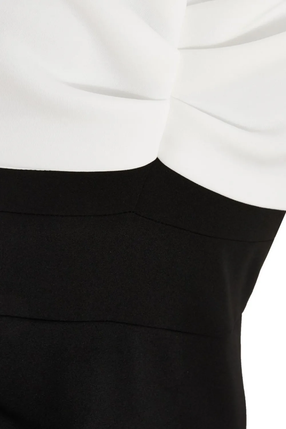 Quiz Prom Dresses|Evening Dresses>Black Contrast Bardot Ruched Maxi Dress