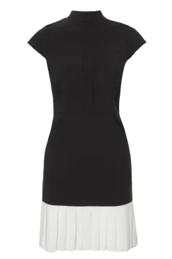 Quiz Summer Clothes|Going Out>Black Contrast Pleated Mini Dress