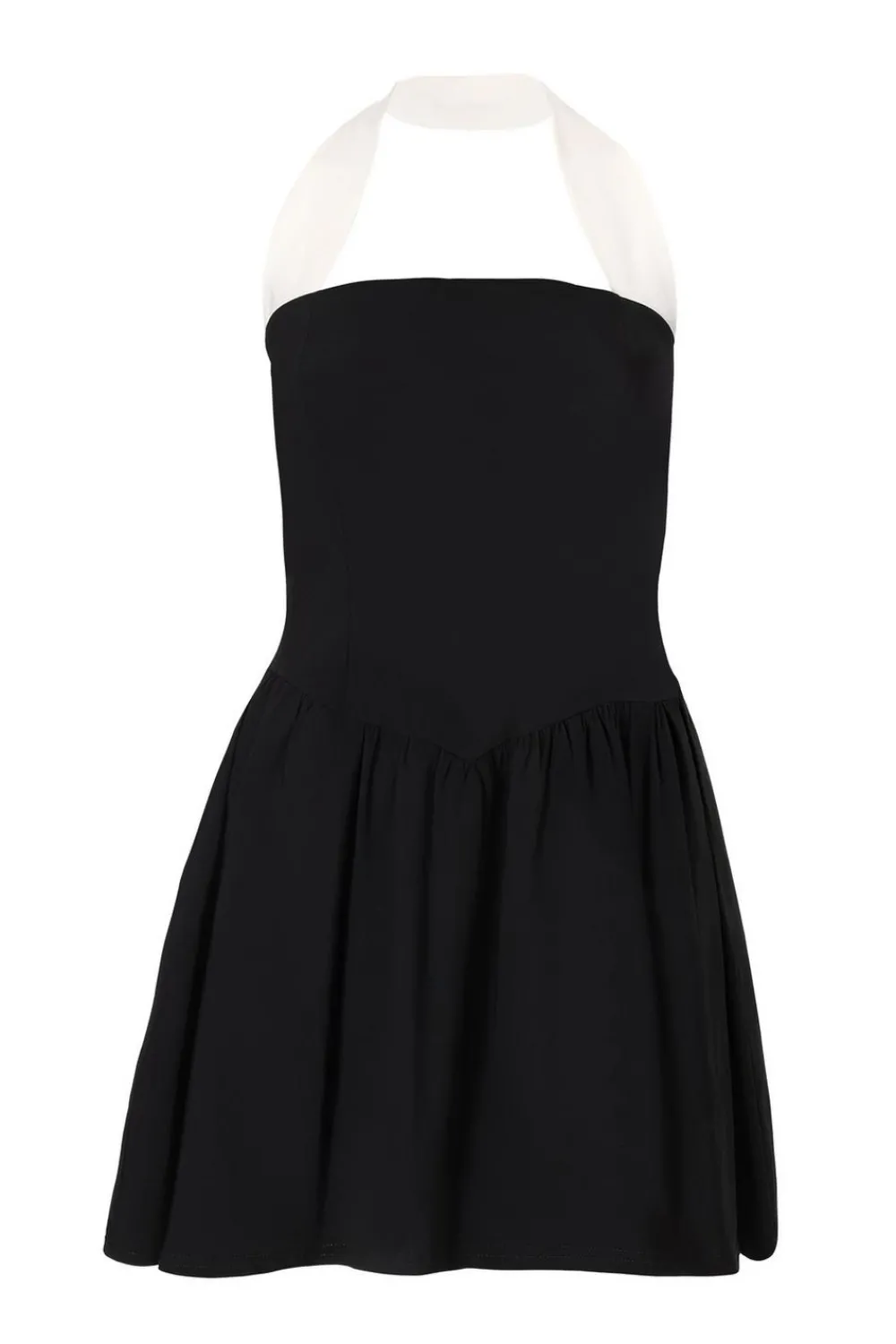 Quiz Summer Clothes|Going Out>Black Contrast Skater Dress