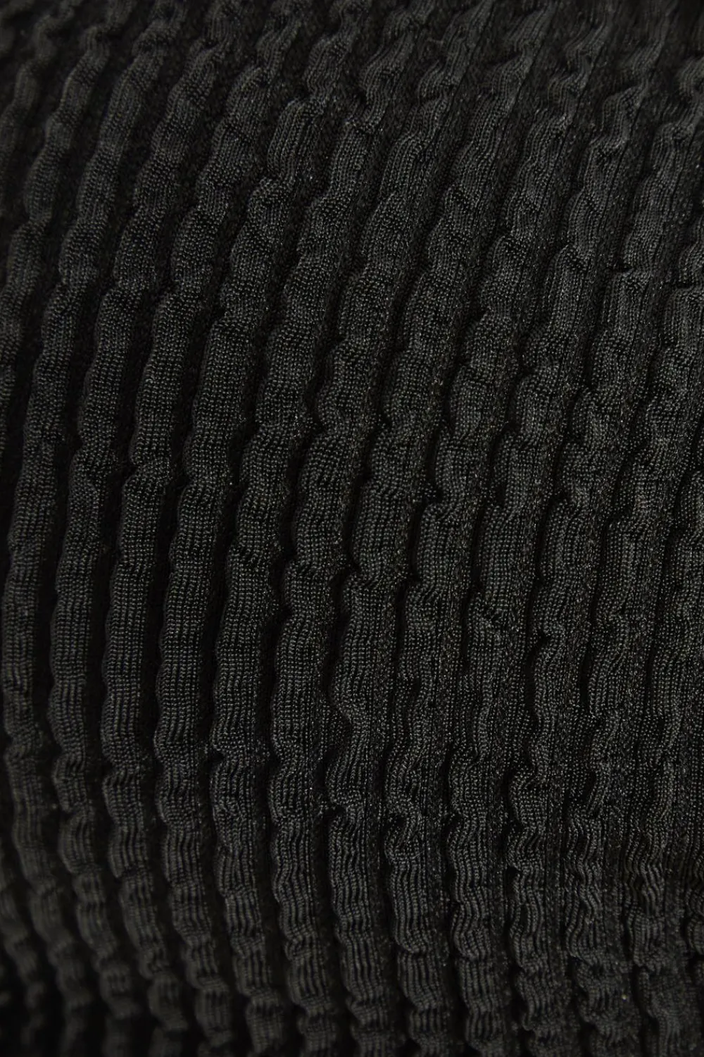 Quiz Holiday Accessories|Summer Clothes>Black Crinkle Ring Bikini Top