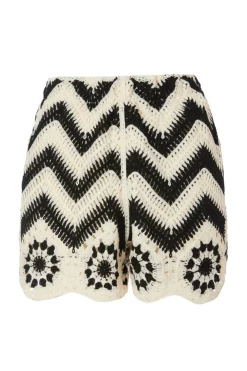 Quiz Summer Clothes|Shorts>Crochet Scalloped Shorts