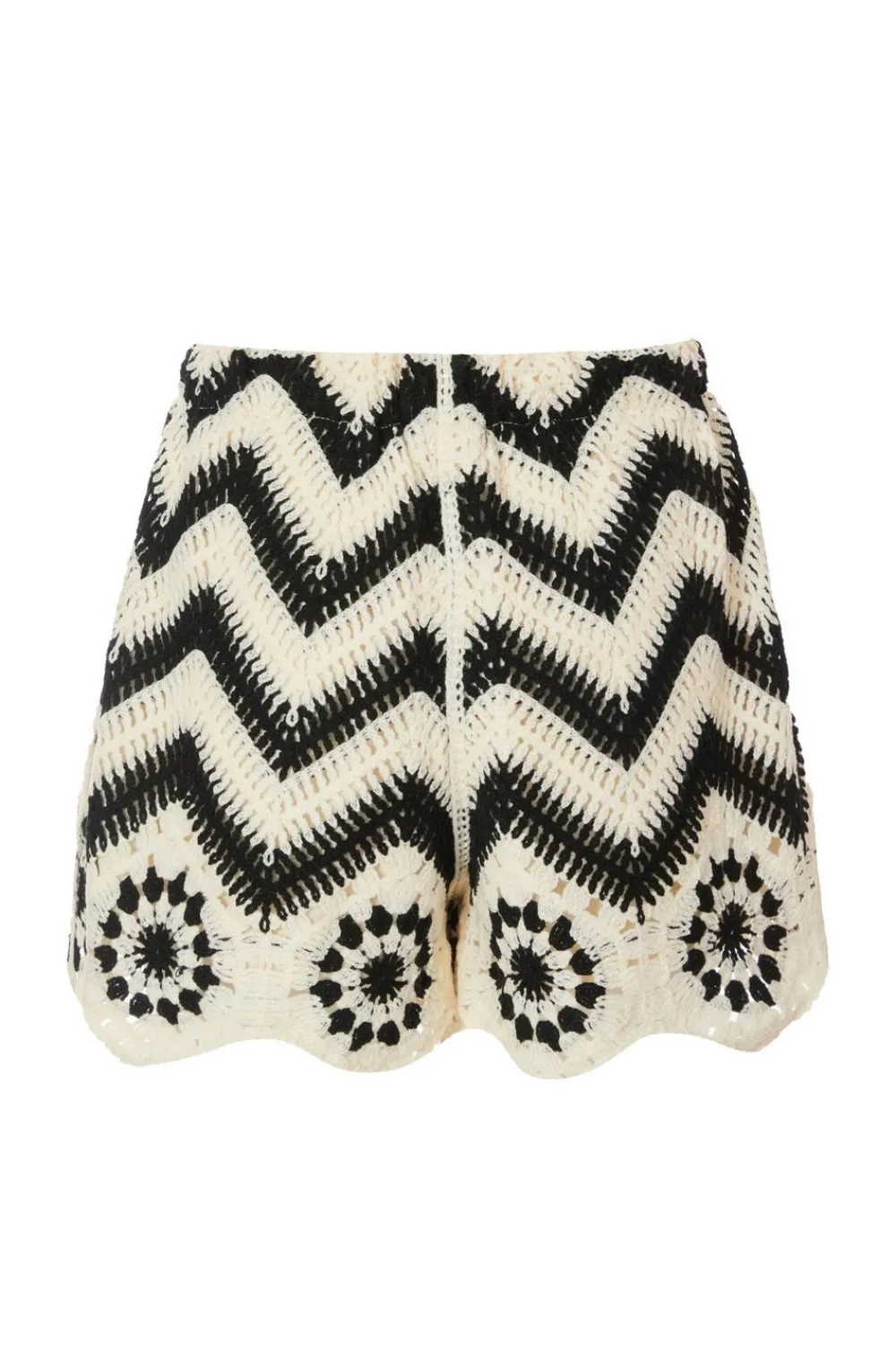 Quiz Summer Clothes|Shorts>Crochet Scalloped Shorts