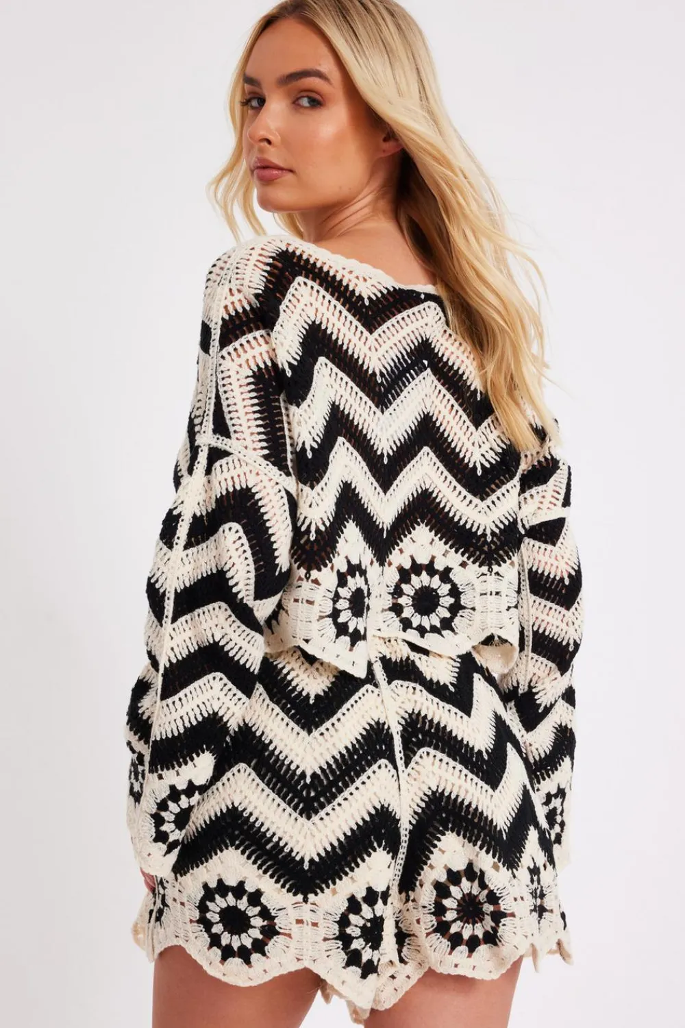 Quiz Summer Tops|Day Tops>Crochet Scalloped Top