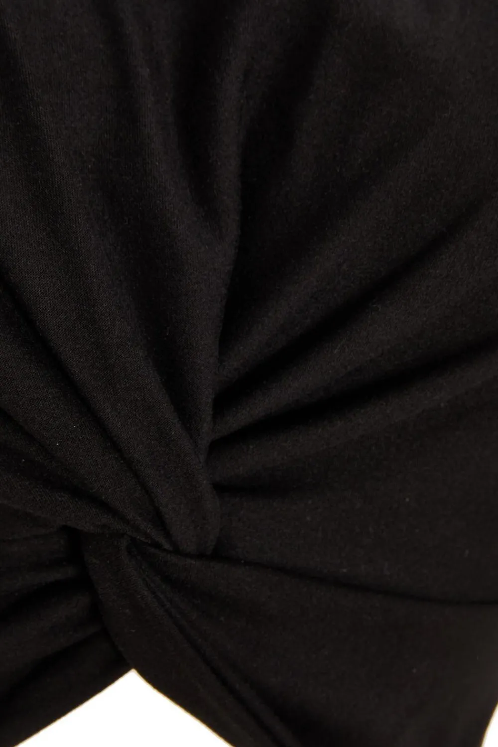 Quiz T-Shirts|Crop Tops>Black Cross Front Crop Top