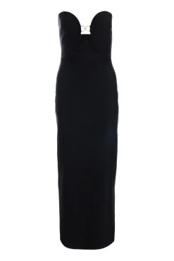 Quiz Evening Dresses|Occasion Dresses>Black Cut Out Midaxi Dress