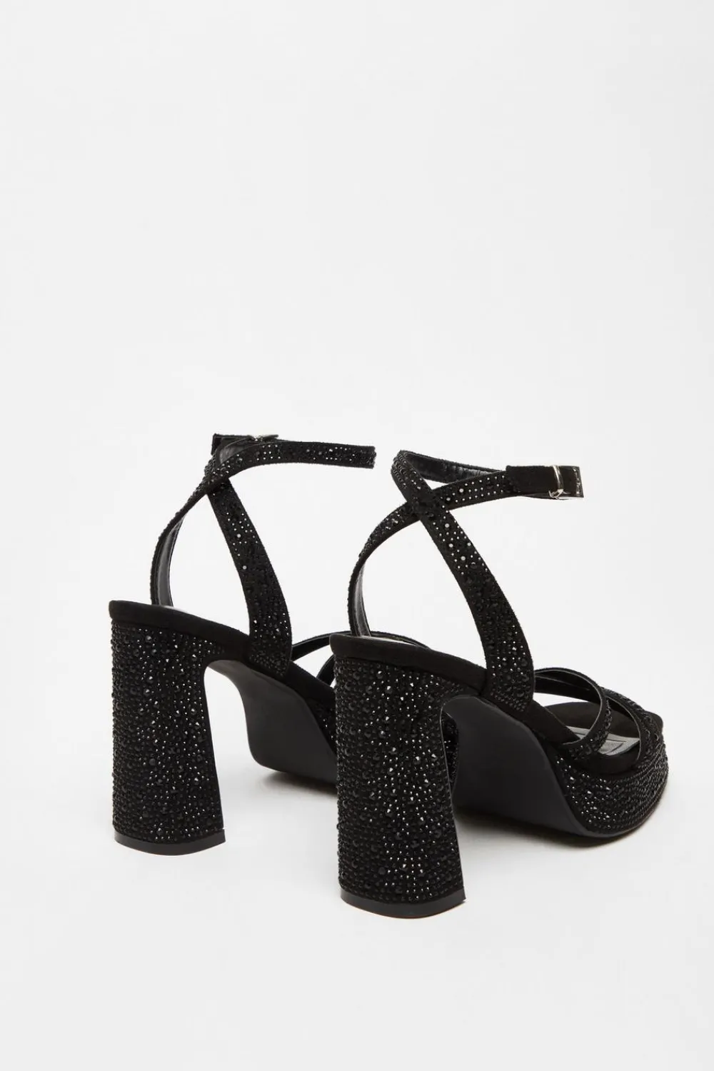 Quiz Shoe & Bag Sets|Sandals>Diamante Platform Heels
