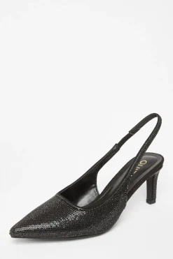 Quiz Prom & Ball|Occasion Shoes>Diamante Sling Back Heels