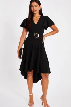 Quiz Day At The Races|Christening Guest>Dip Hem Midi Dress