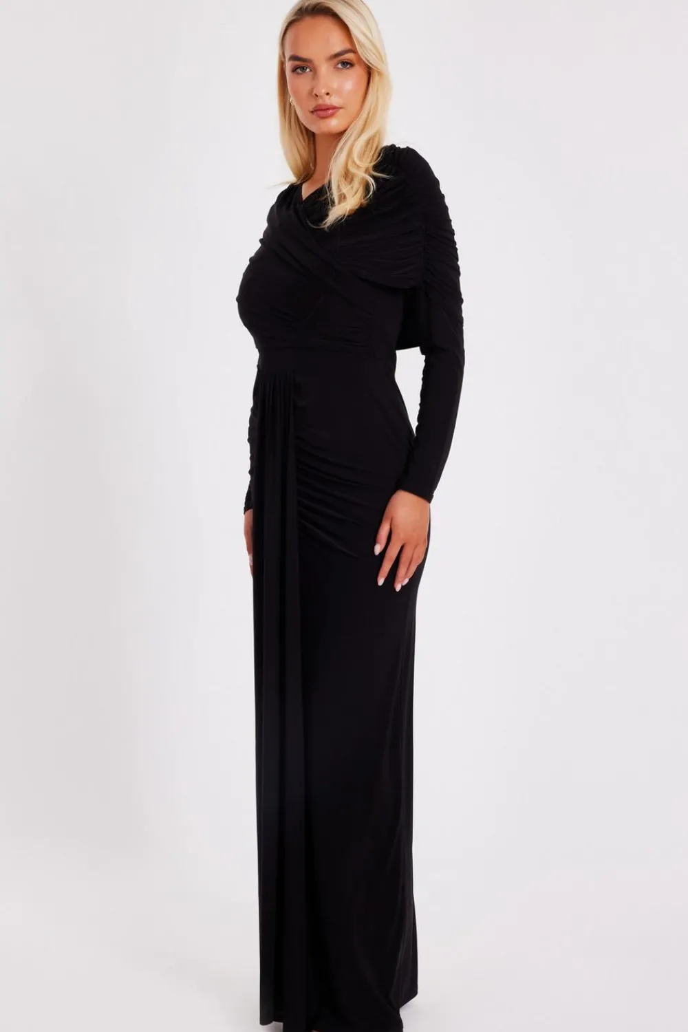 Quiz Evening Dresses|Day At The Races>Draped Maxi Dress
