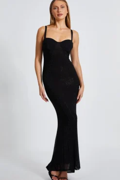 Quiz Evening Dresses|Prom Dresses>Embellished Maxi Dress