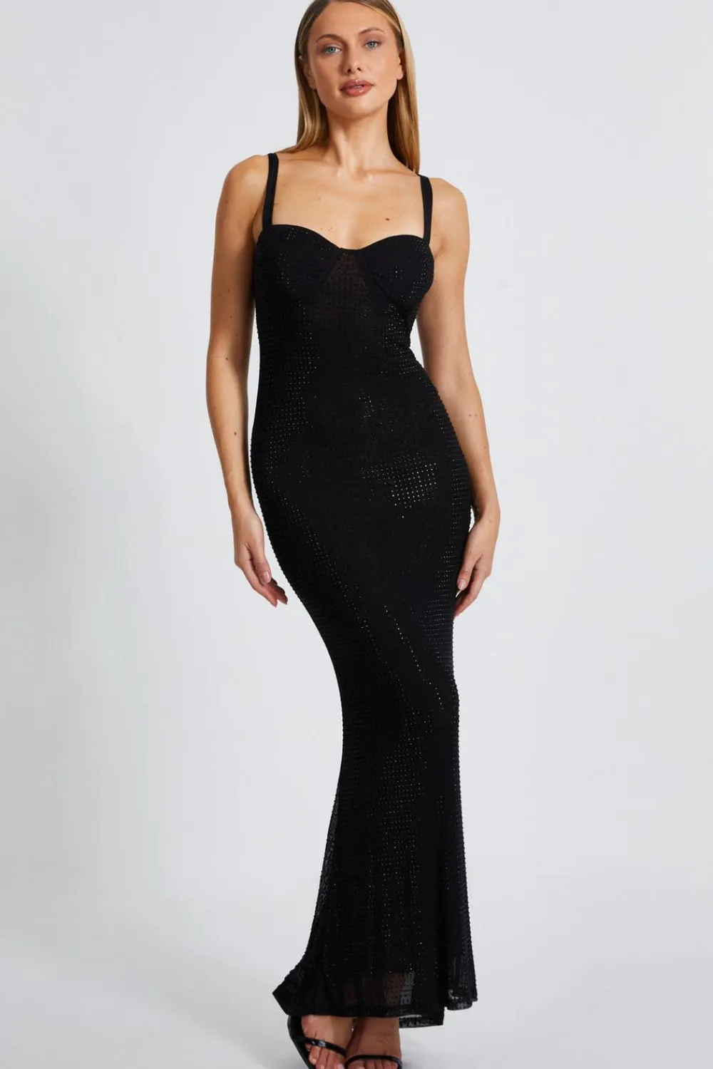 Quiz Evening Dresses|Prom Dresses>Embellished Maxi Dress