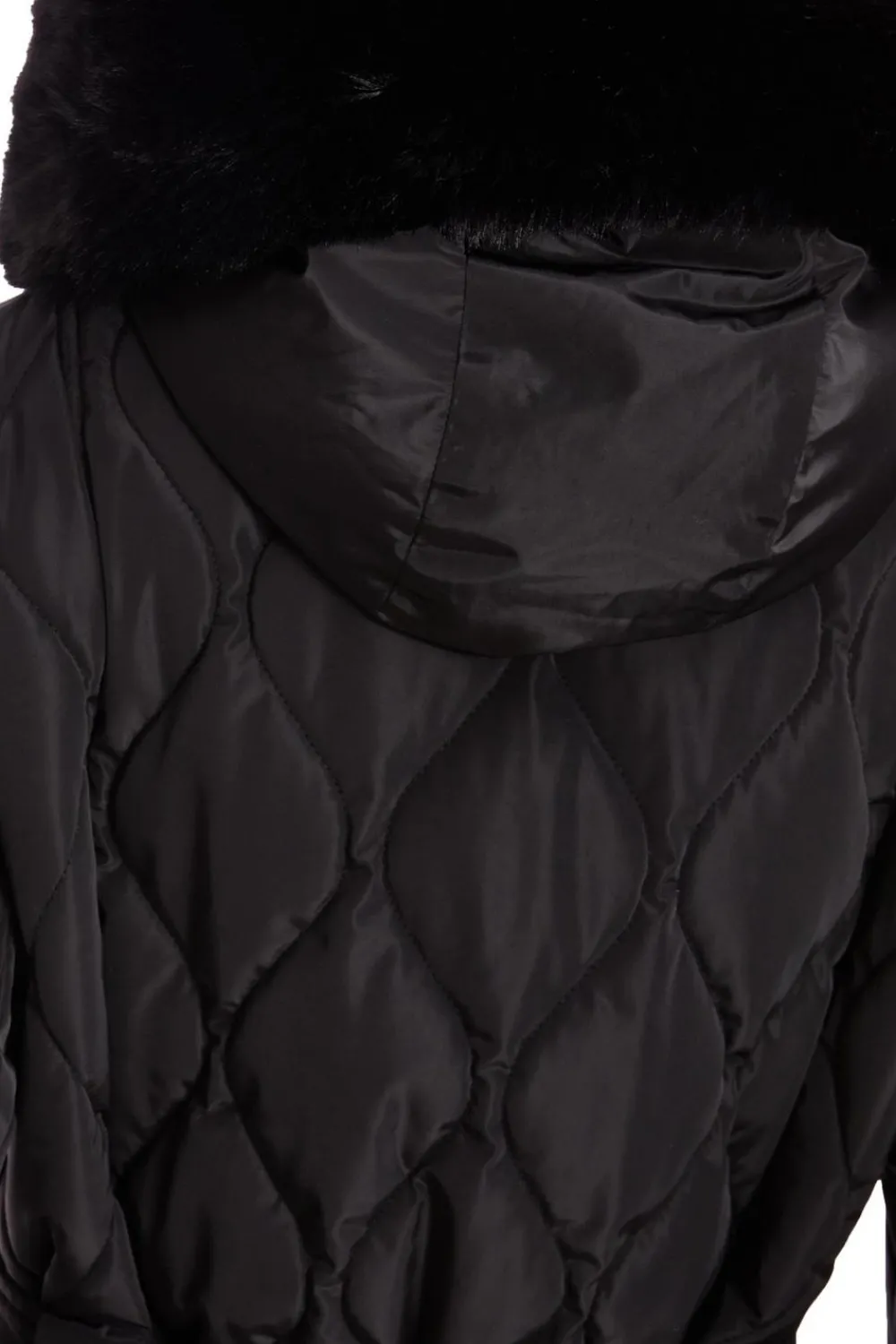 Quiz Jackets & Coats|Casual Clothing>Faux Fur Trim Jacket
