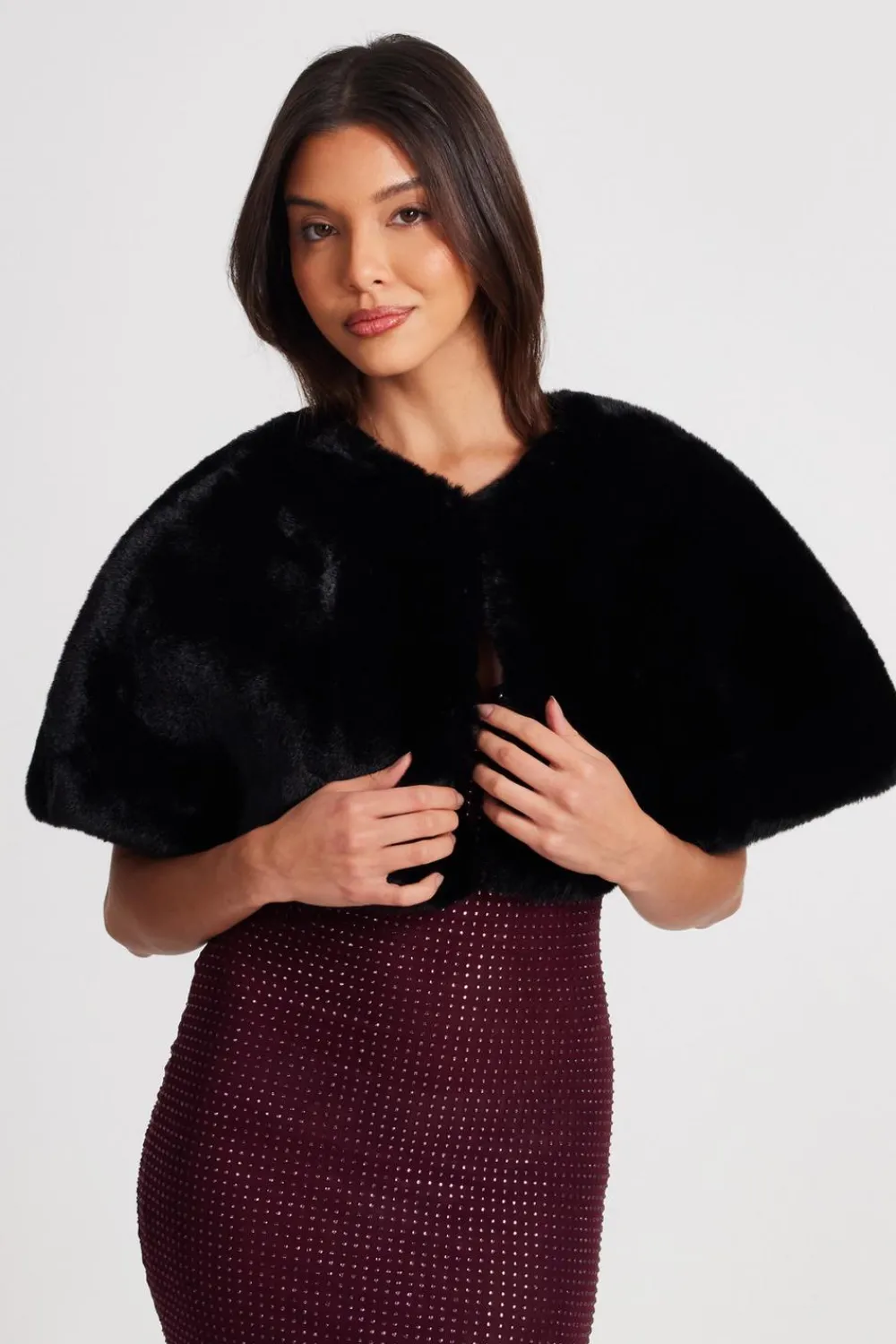 Quiz Occasion Cover-Ups|Capes & Ponchos>Faux Fur Wrap