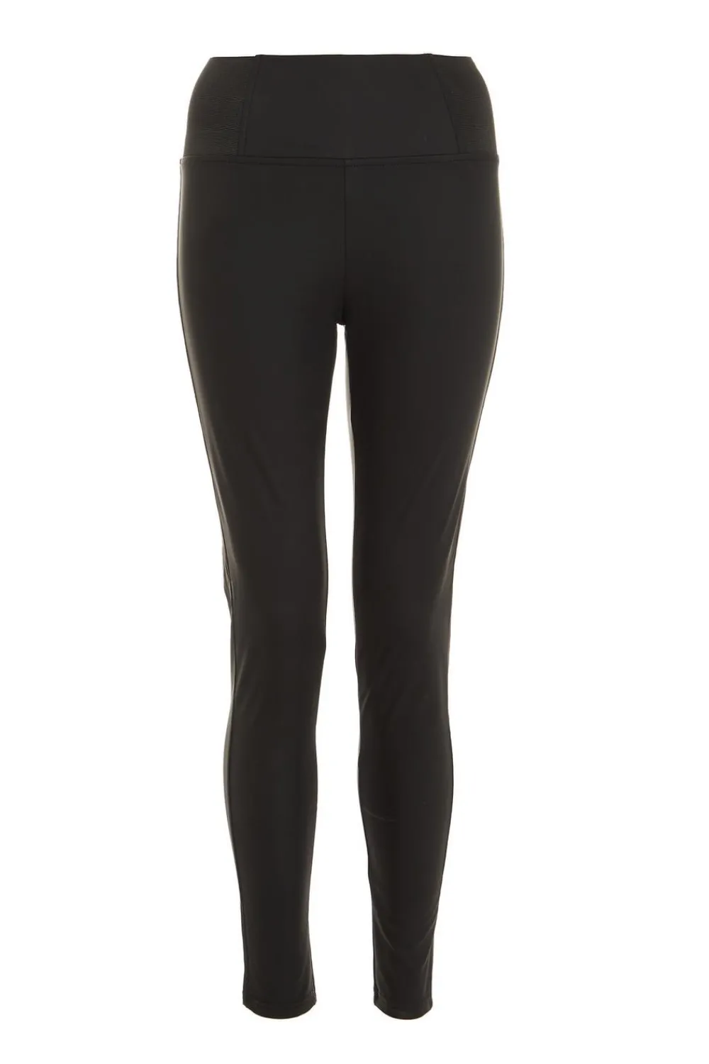 Quiz Trousers|Modest>Black Faux Leather Elasticated Leggings