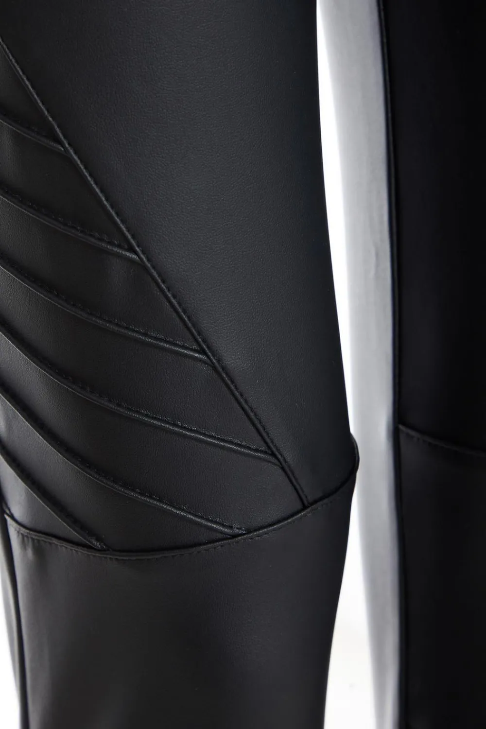 Quiz Workwear|Trousers>Faux Leather Seam Leggings