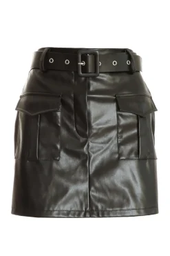 Quiz Skirts|Shorts>Faux Leather Skort