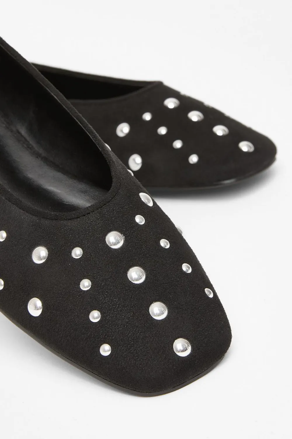 Quiz Pumps|Flats>Faux Suede Diamante Pumps