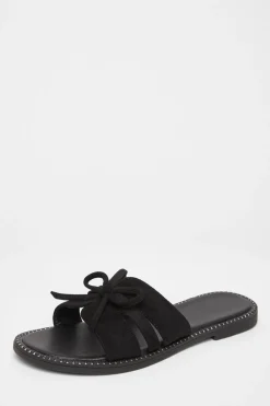Quiz Sandals|Holiday Shoes>Faux Suede Flat Sandals