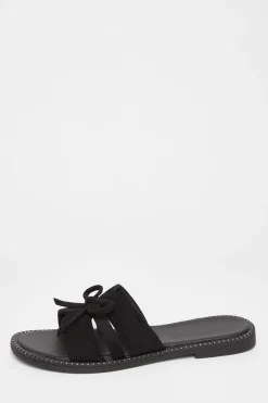 Quiz Sandals|Holiday Shoes>Faux Suede Flat Sandals