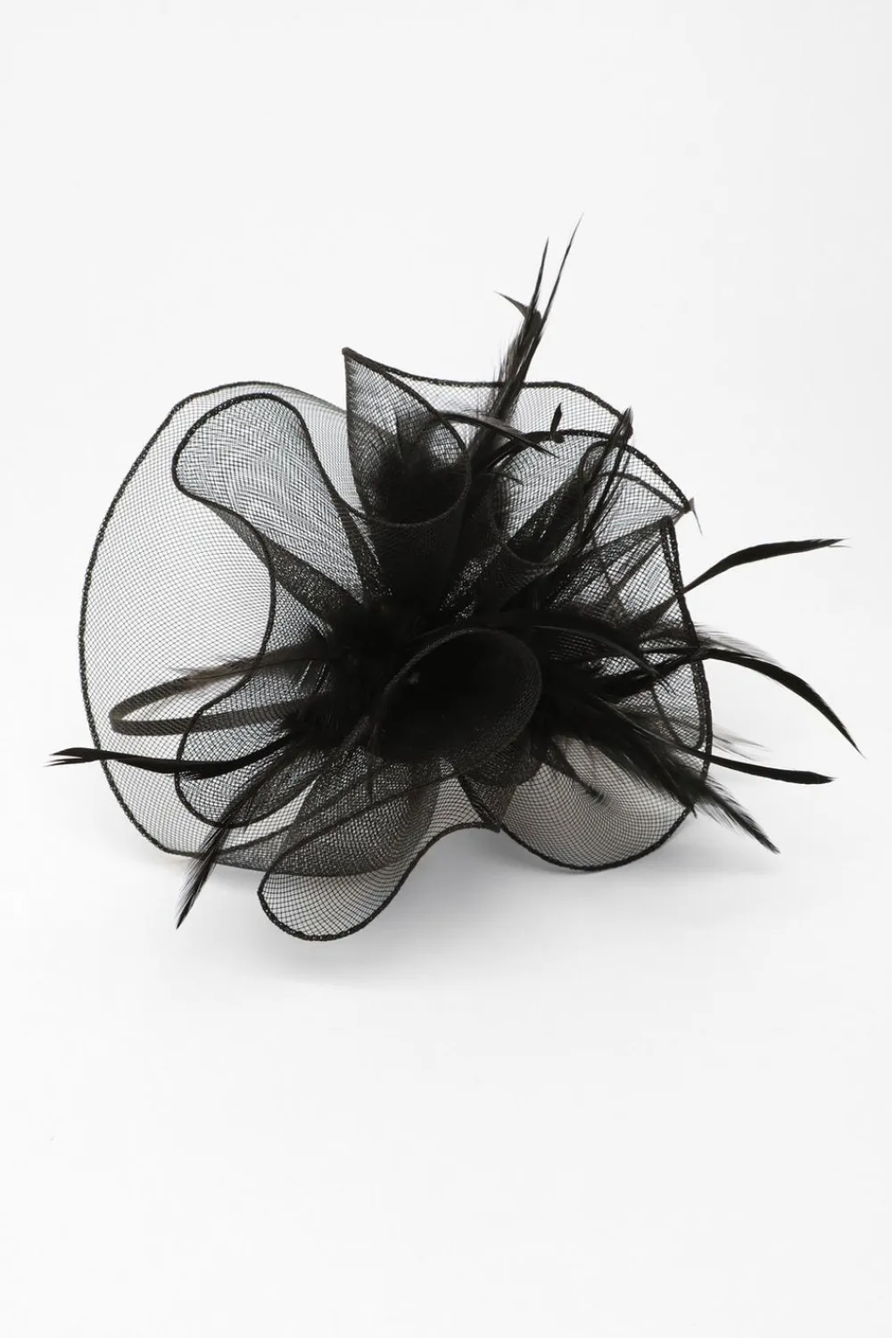 Quiz Wedding Accessories|Hair Accessories>Black Feather Headband Fascinator