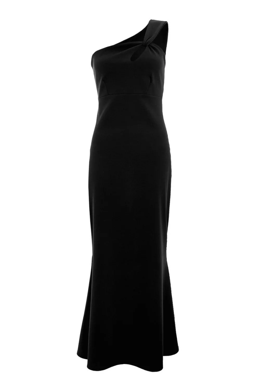 Quiz Evening Dresses|Wedding Guest Dresses>Black Fishtail Midaxi Dress