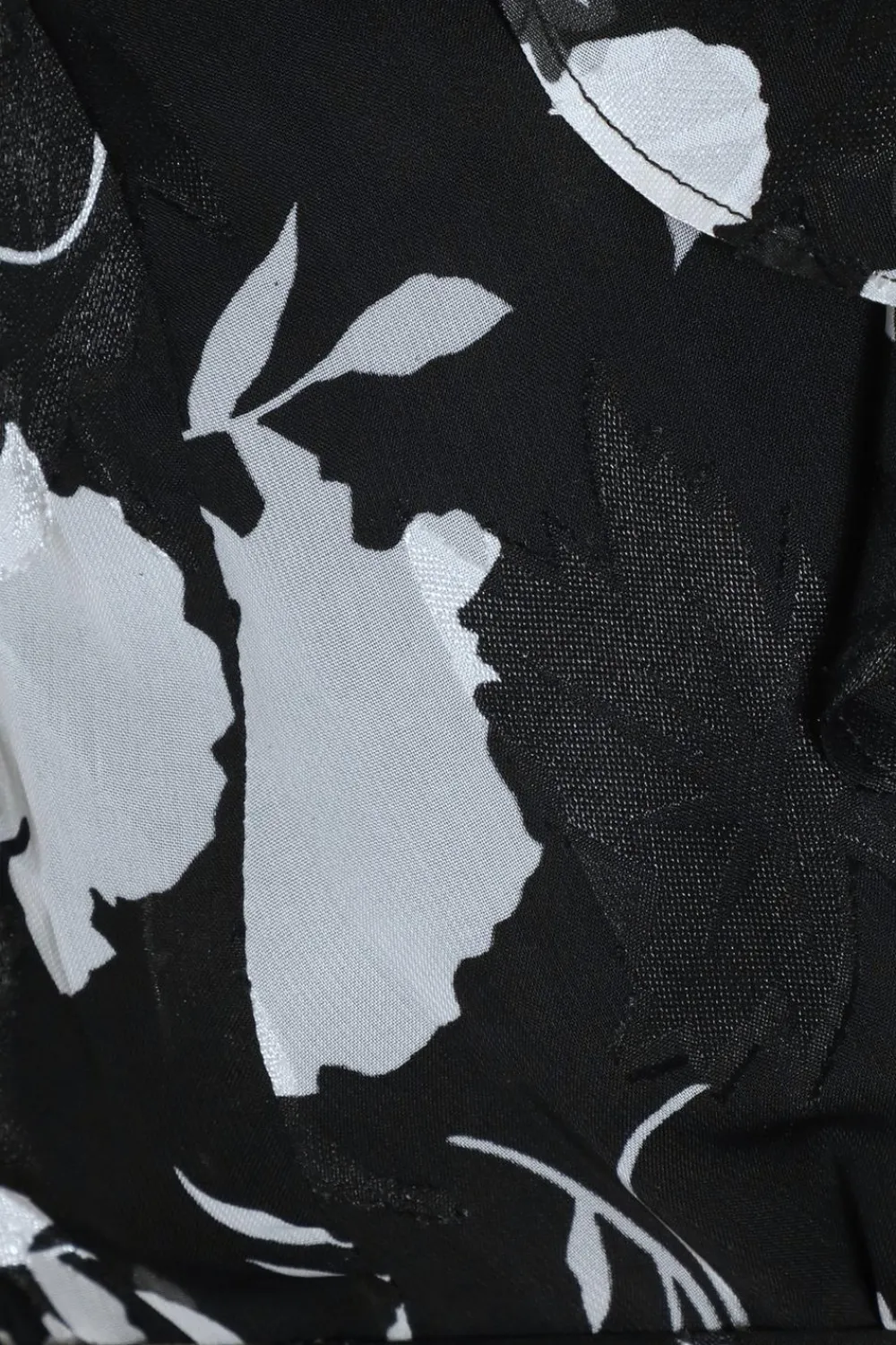 Quiz Shirts & Blouses|Day Tops>Black Floral Frill Peplum Top