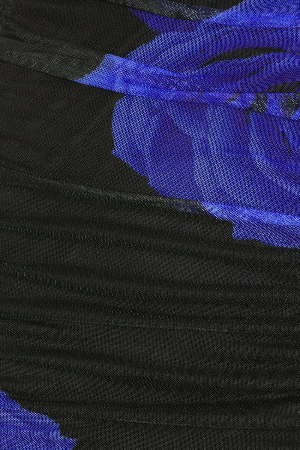 Quiz Evening Dresses|Florals>Black Floral Mesh Bandeau Midi Dress
