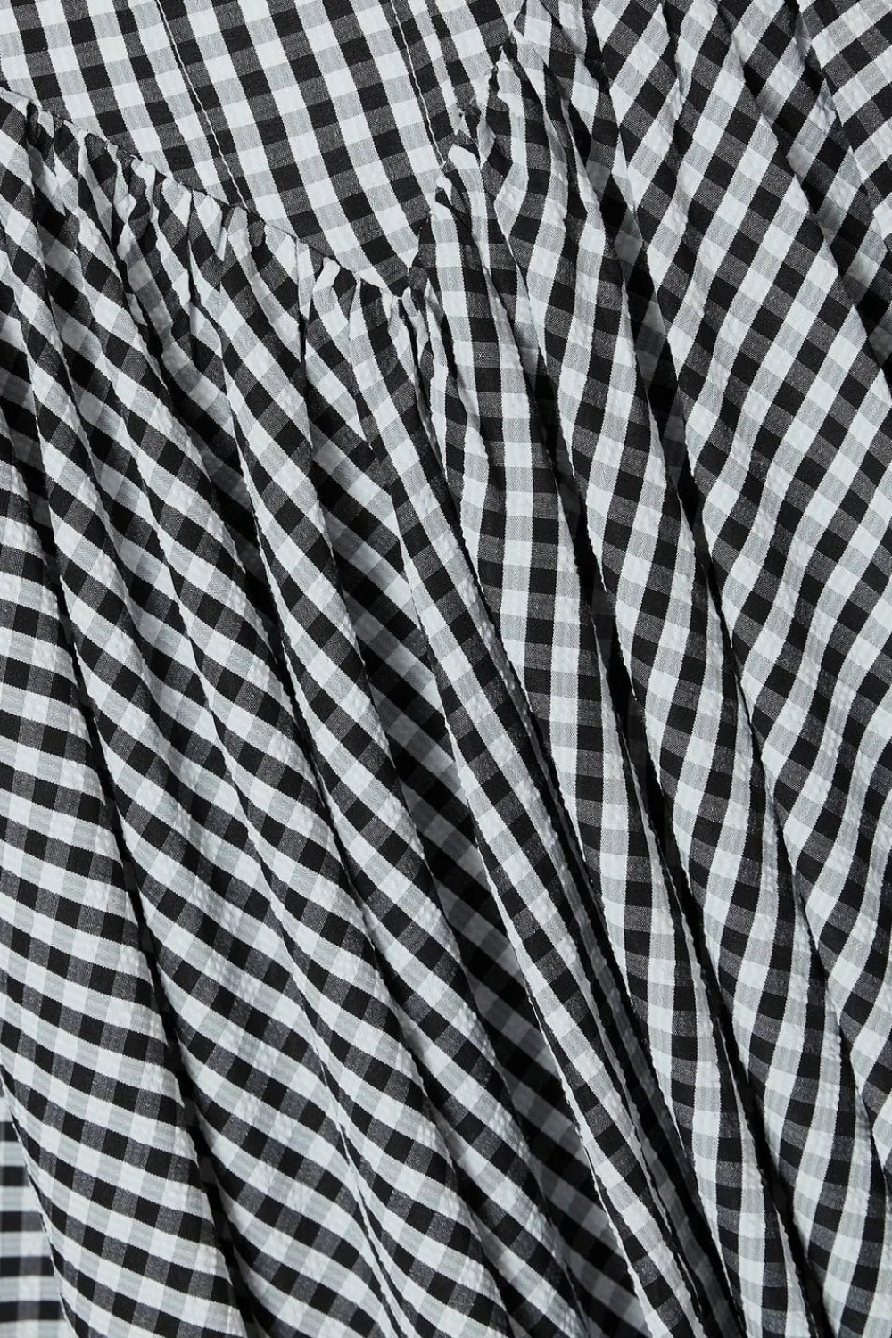 Quiz Summer Clothes|Holiday>Black Gingham Skater Dress