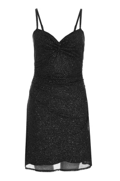 Quiz Mini Dresses|Going Out Dresses>Glitter Mesh Mini Dress