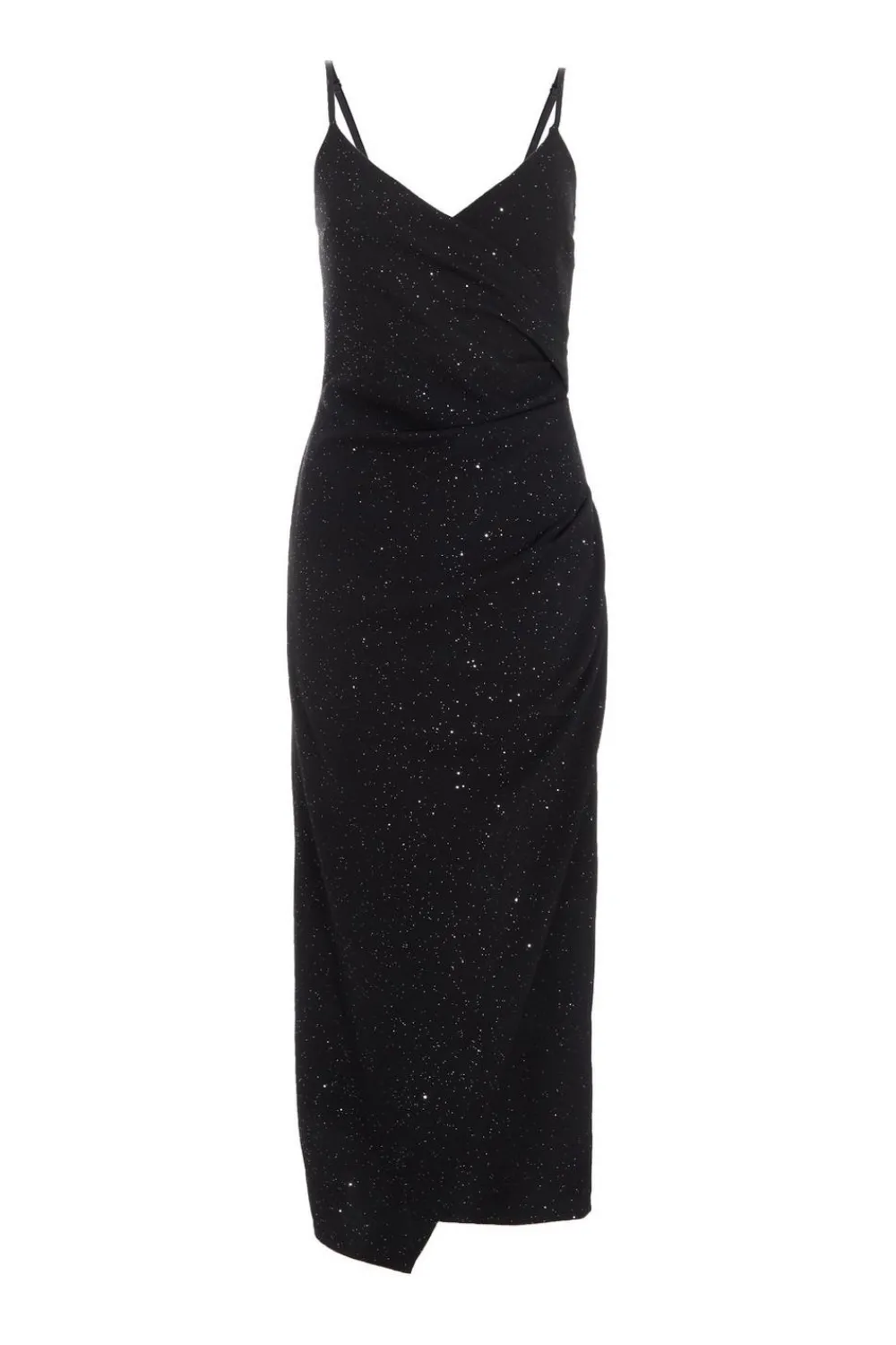 Quiz Prom & Ball|Evening Dresses>Black Glitter Midaxi Dress