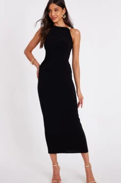 Quiz Day At The Races|Christening Guest>Gold Buckle Midaxi Dress