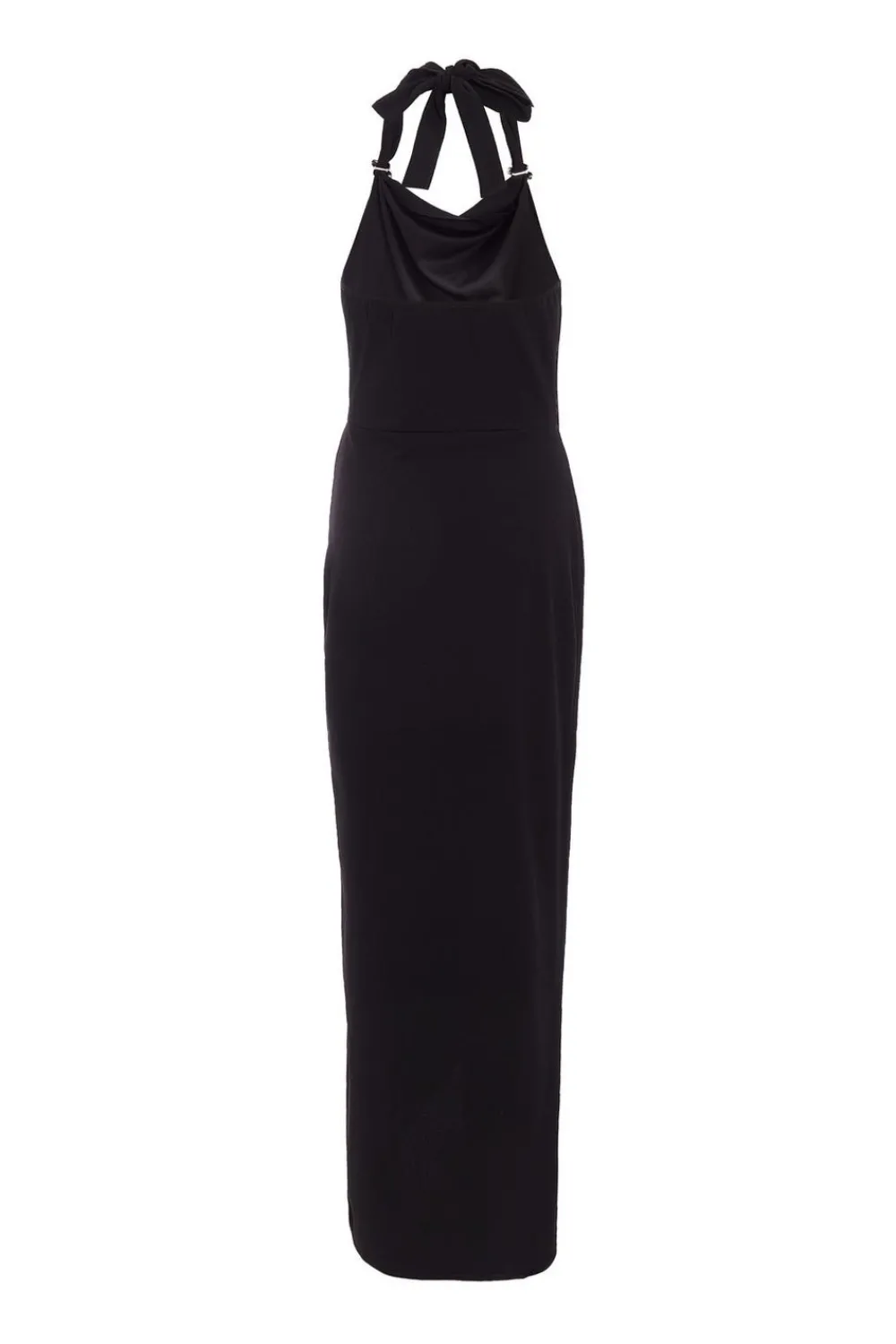 Quiz Evening Dresses|Wedding Guest Dresses>Black Halter Neck Maxi Dress