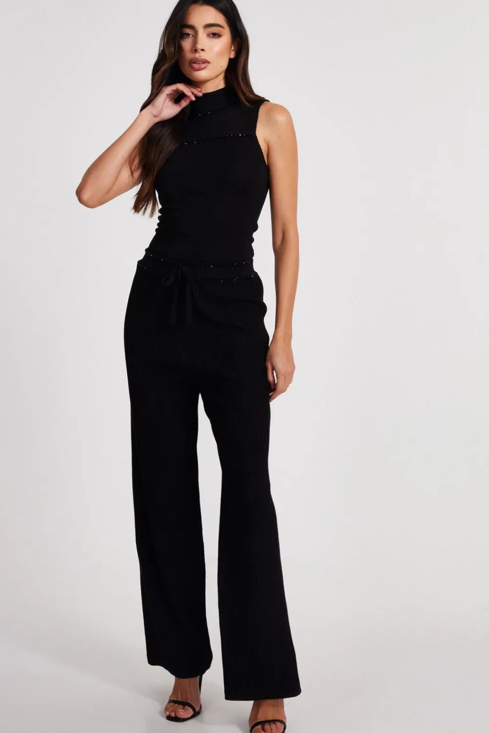 Quiz Going Out Tops|Workwear>Knit High Neck Top