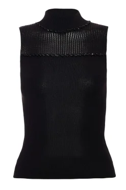 Quiz Going Out Tops|Workwear>Knit High Neck Top