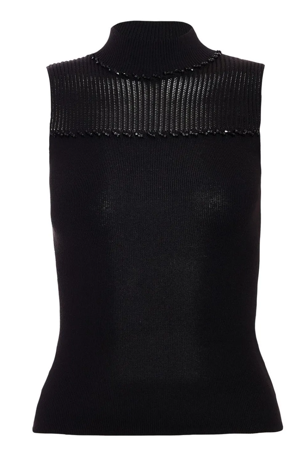Quiz Going Out Tops|Workwear>Knit High Neck Top