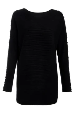 Quiz Knitwear|Jumpers>Knitted Beaded Batwing Jumper