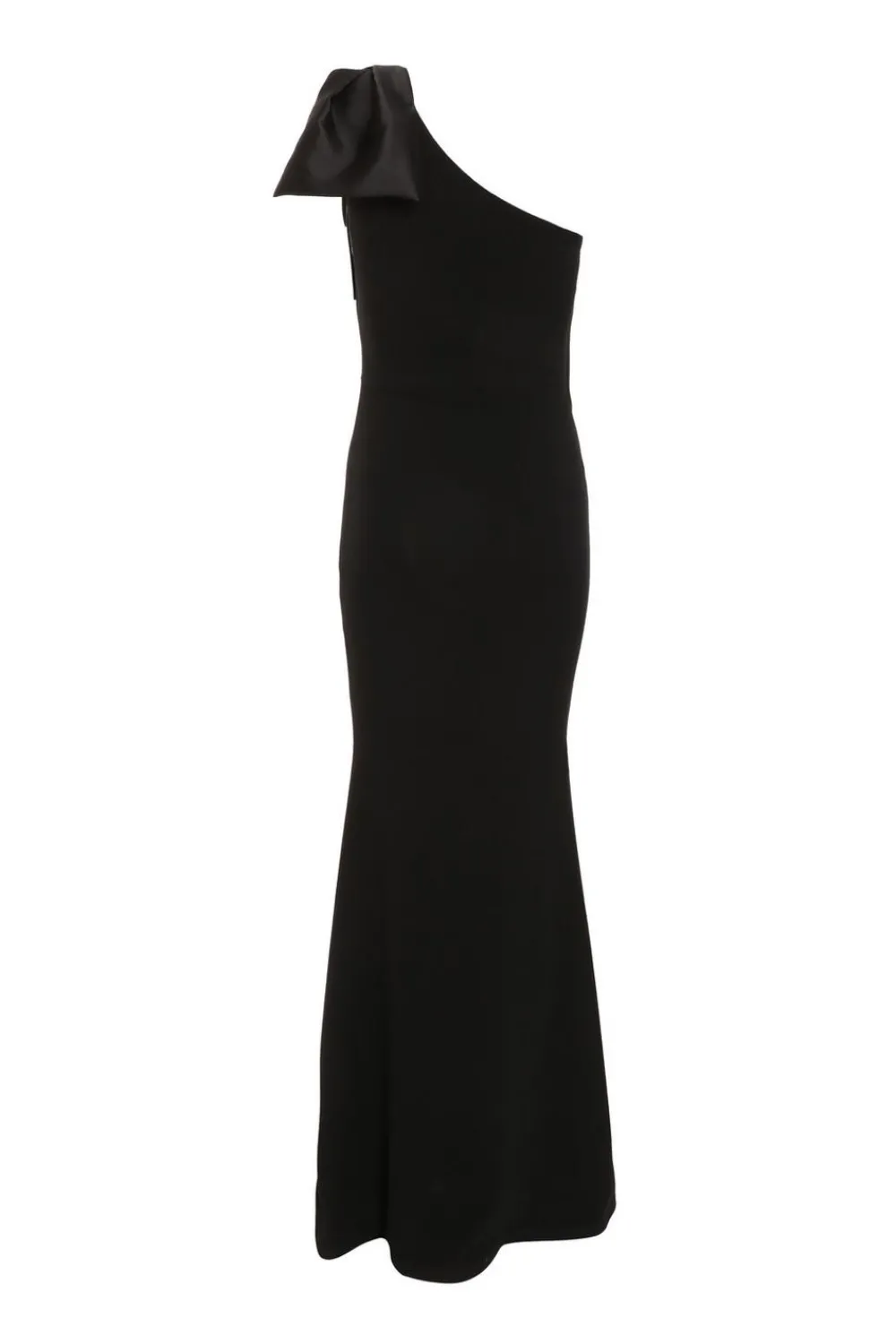 Quiz Prom Dresses|Prom & Ball>Black One Shoulder Bow Maxi Dress