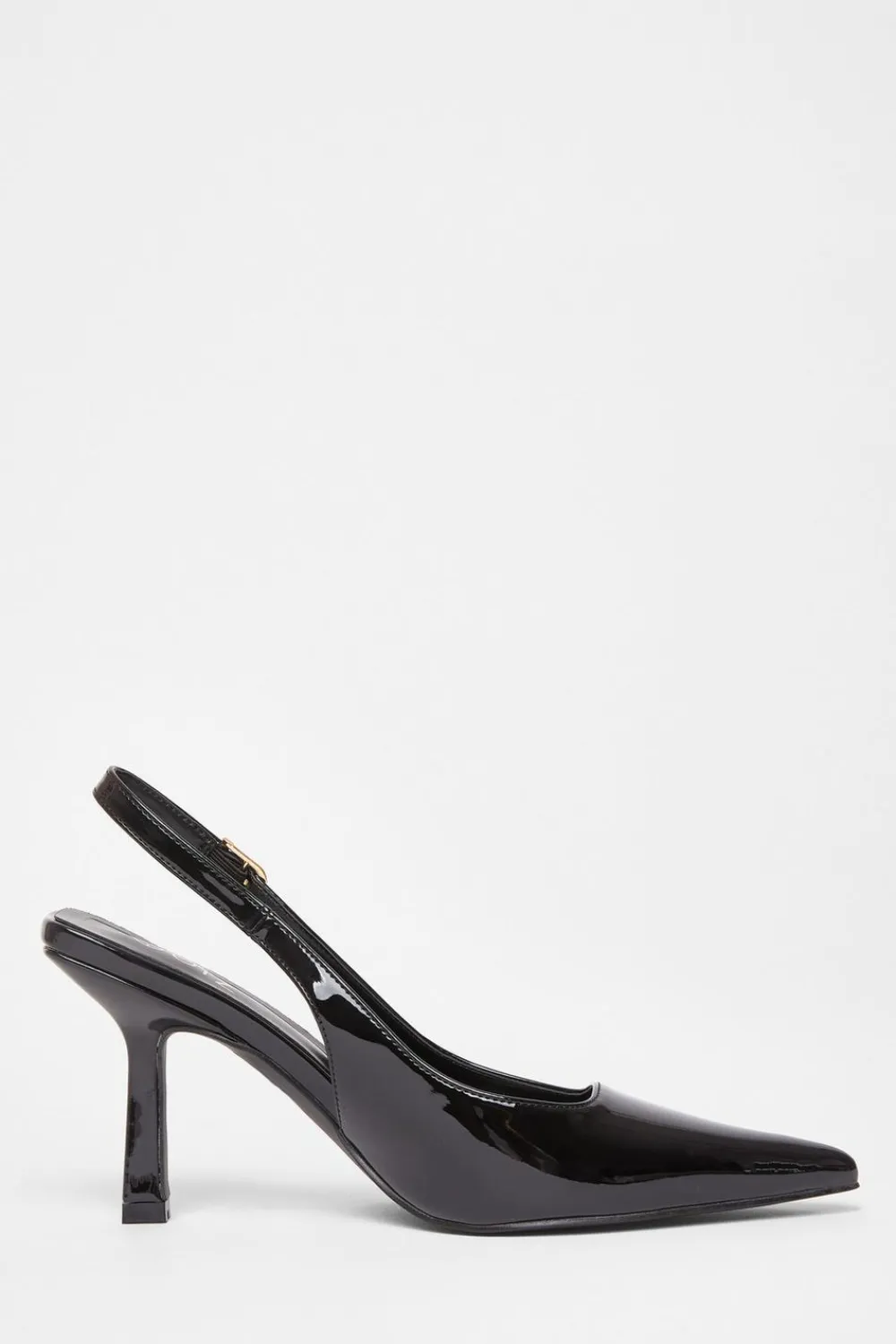Quiz Occasion Shoes|Heels>Patent Sling Back Court Heels