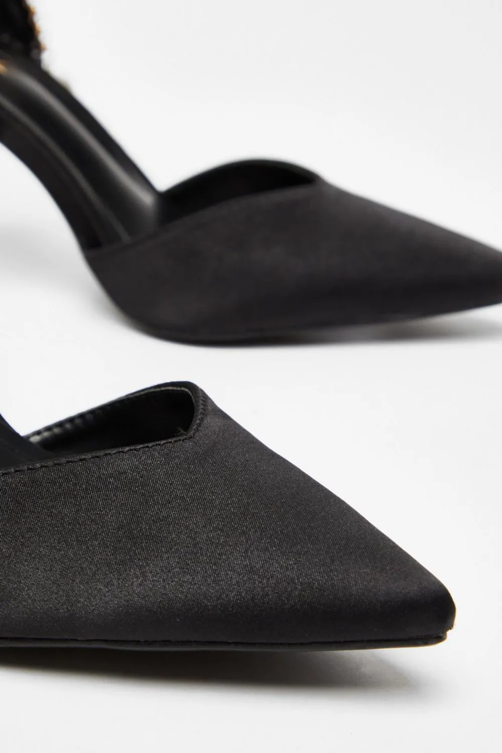 Quiz Occasion Shoes|Heels>Pearl Strap Court Heel